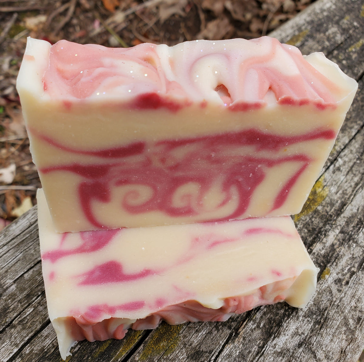 Peppermint Candy Handmade Cold Process Soap Made With Goat Milk 